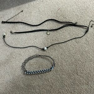 Black Choker Set